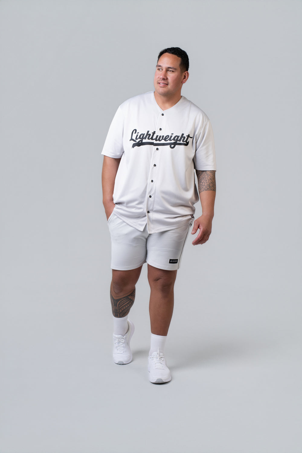Lightweight Baby Tee - Glacier Grey
