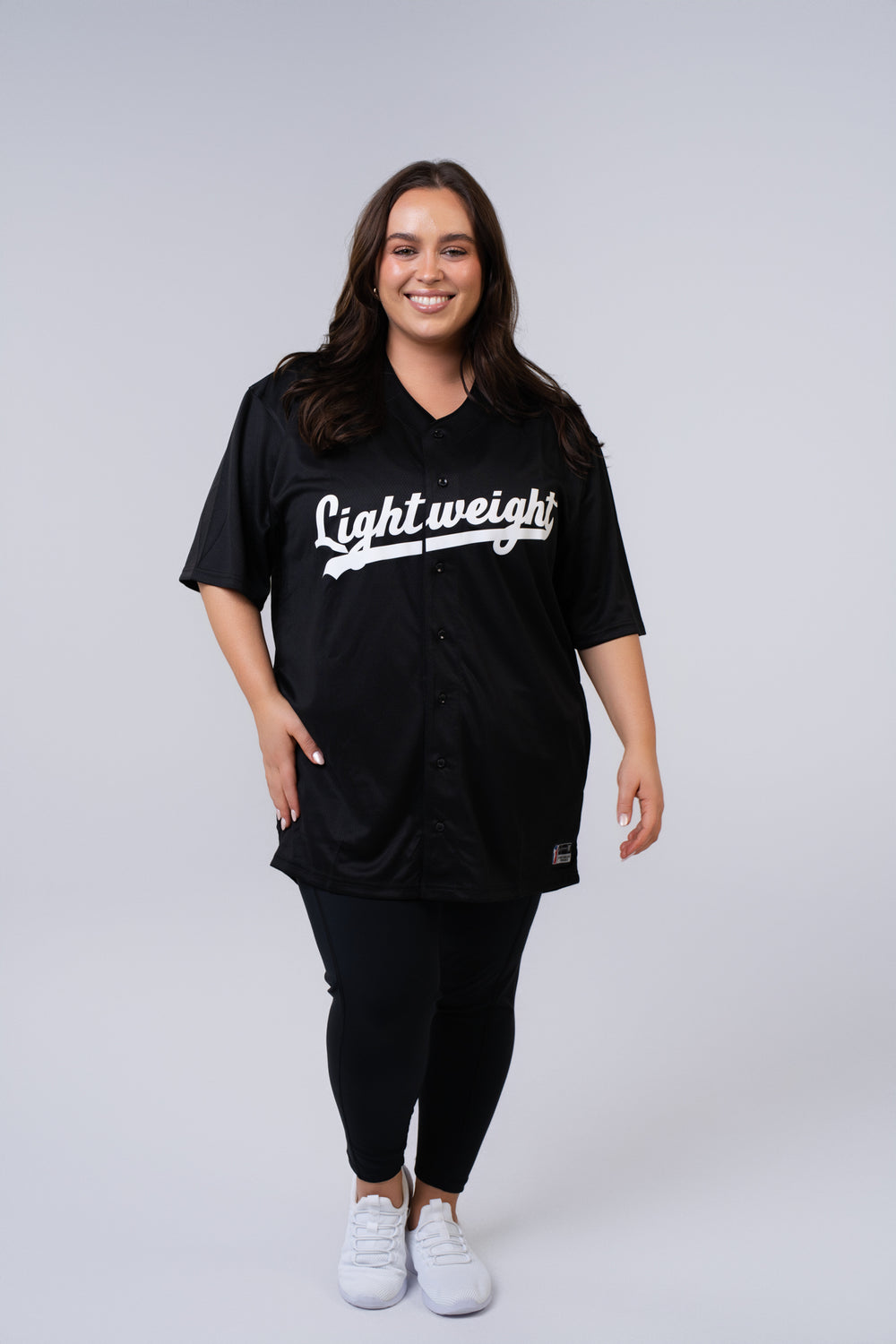 Lightweight Athletic Club Baseball Jersey, Season 2024 - Black