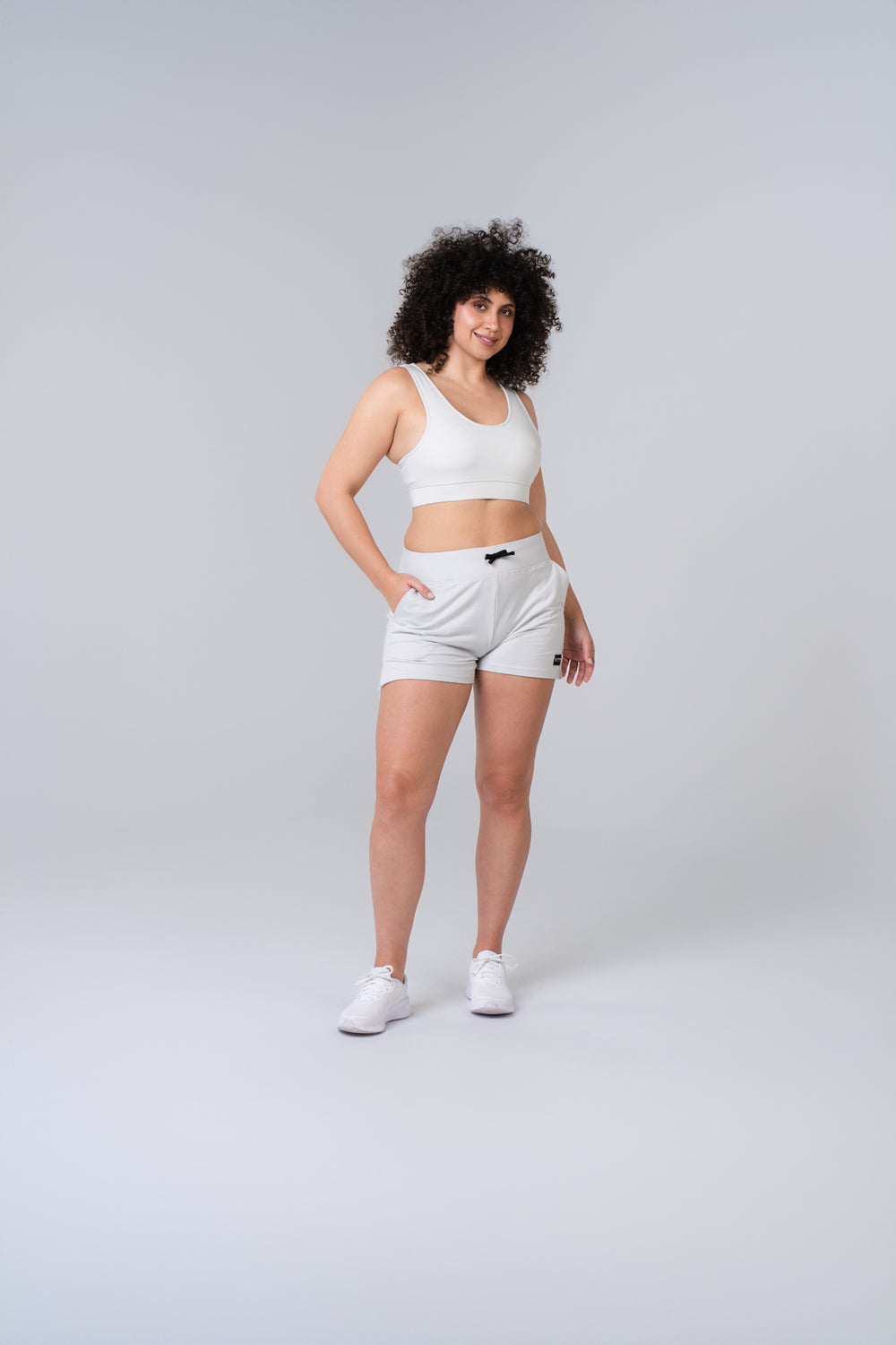 Women's Relaxed Fit Shorts, 6.5inch - Glacier Grey