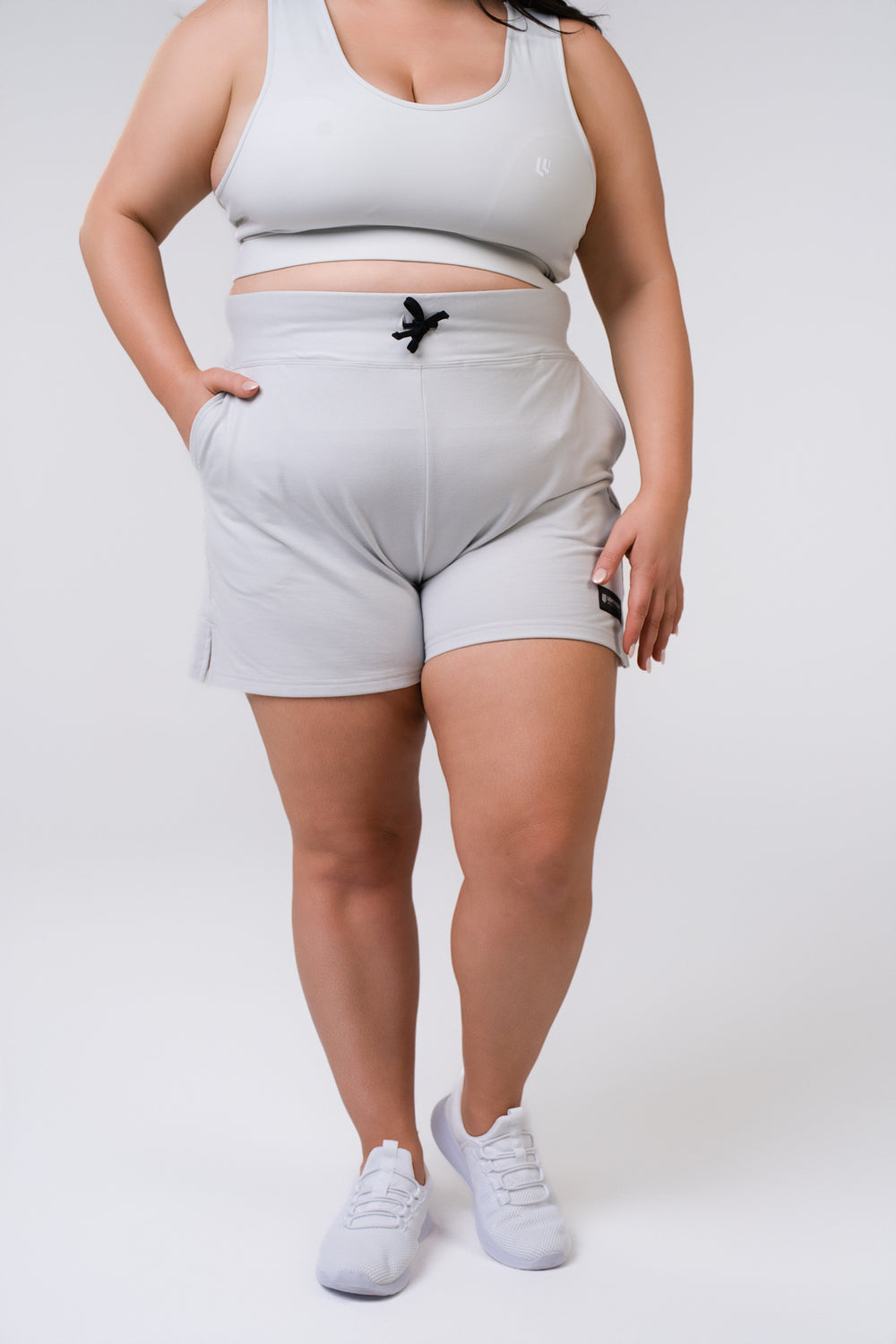 Women's Relaxed Fit Shorts, 6.5inch - Glacier Grey