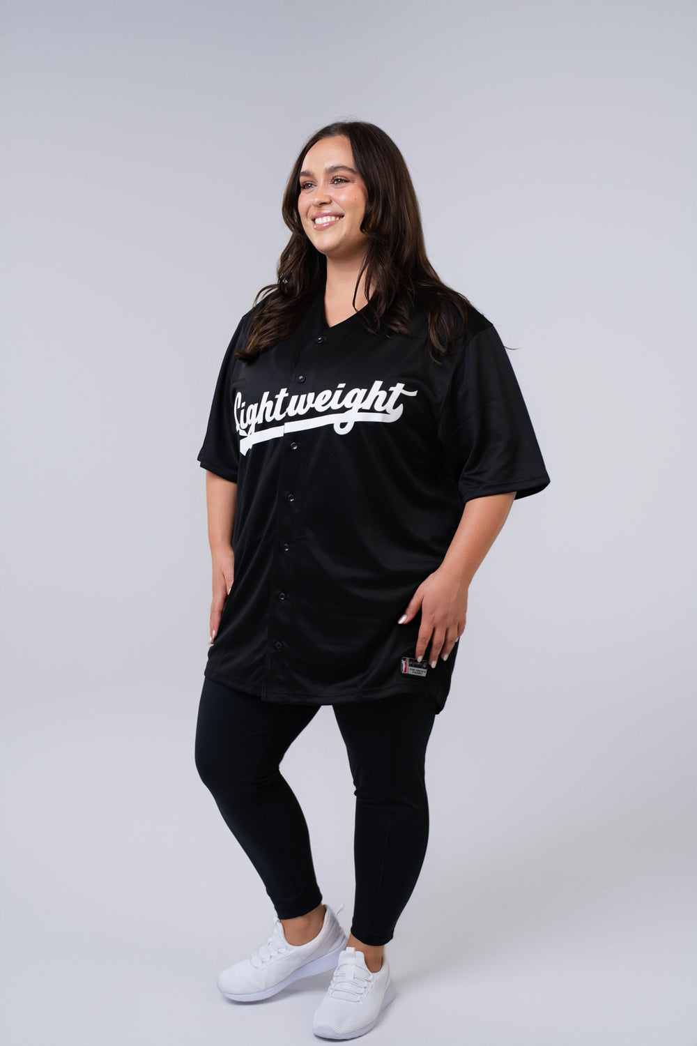 Lightweight Athletic Club Baseball Jersey, Season 2024 - Black