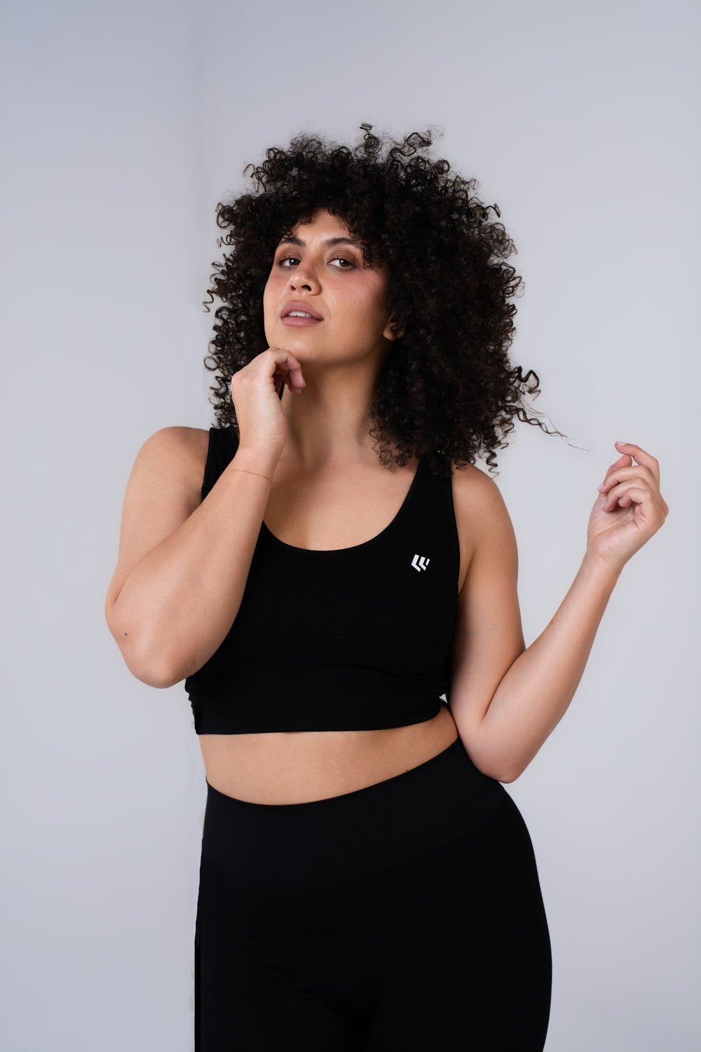 Women's Seamless Sports Bra - Black
