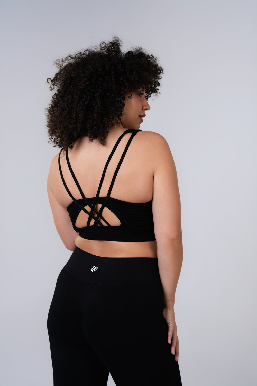 Women's Seamless Sports Bra - Black