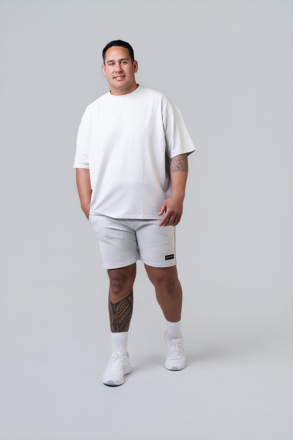 Men's Relaxed Shorts 8 inches - Glacier Grey
