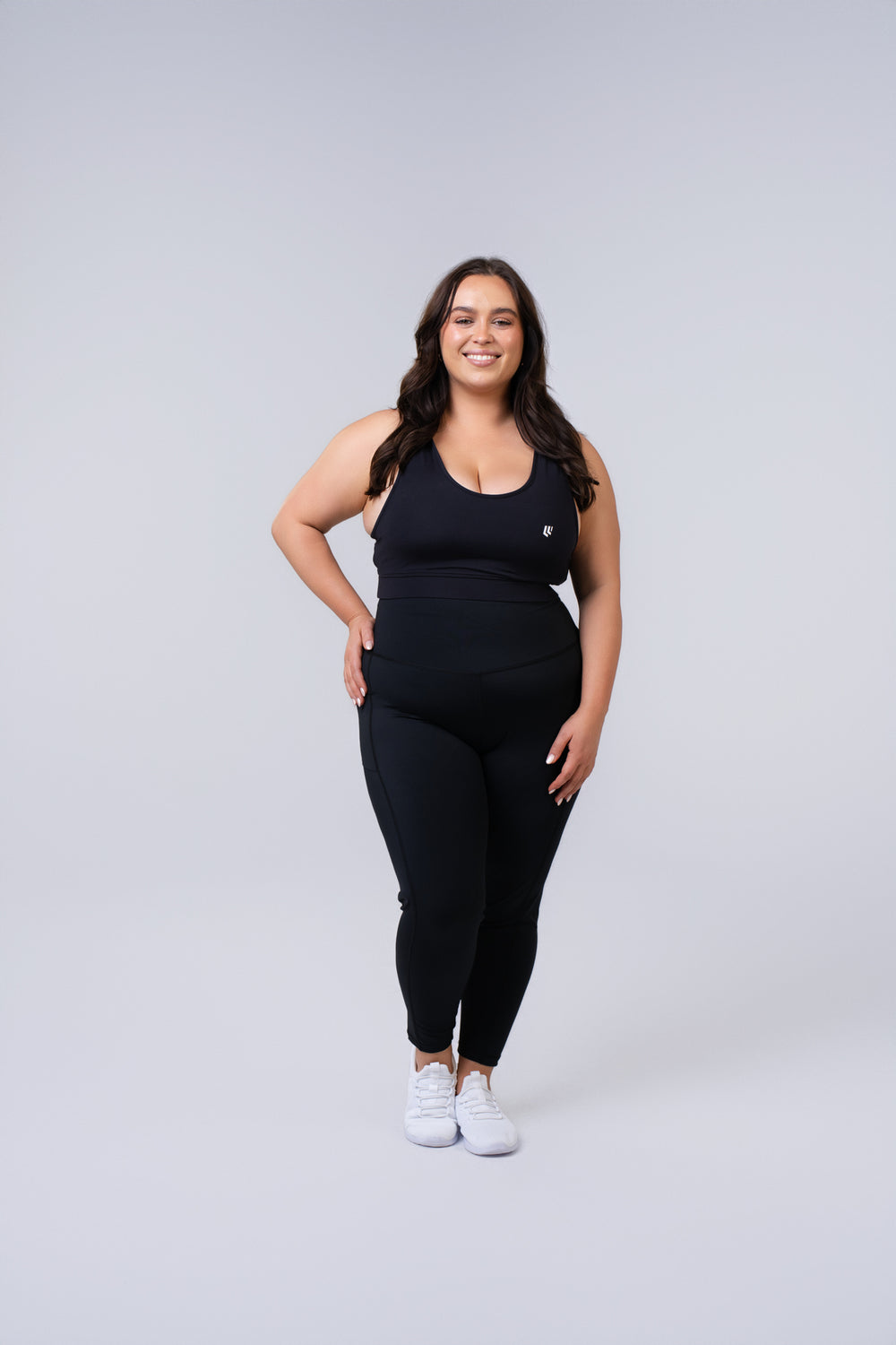 Women's Leggings 25 inches With Pocket - Black