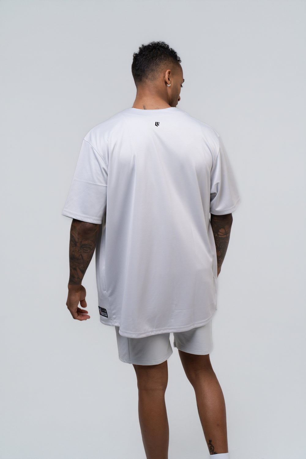 Lightweight Baby Tee - Glacier Grey