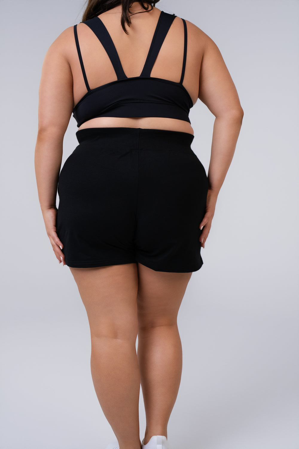 Women's Relaxed Fit Shorts, 6.5inch - Black