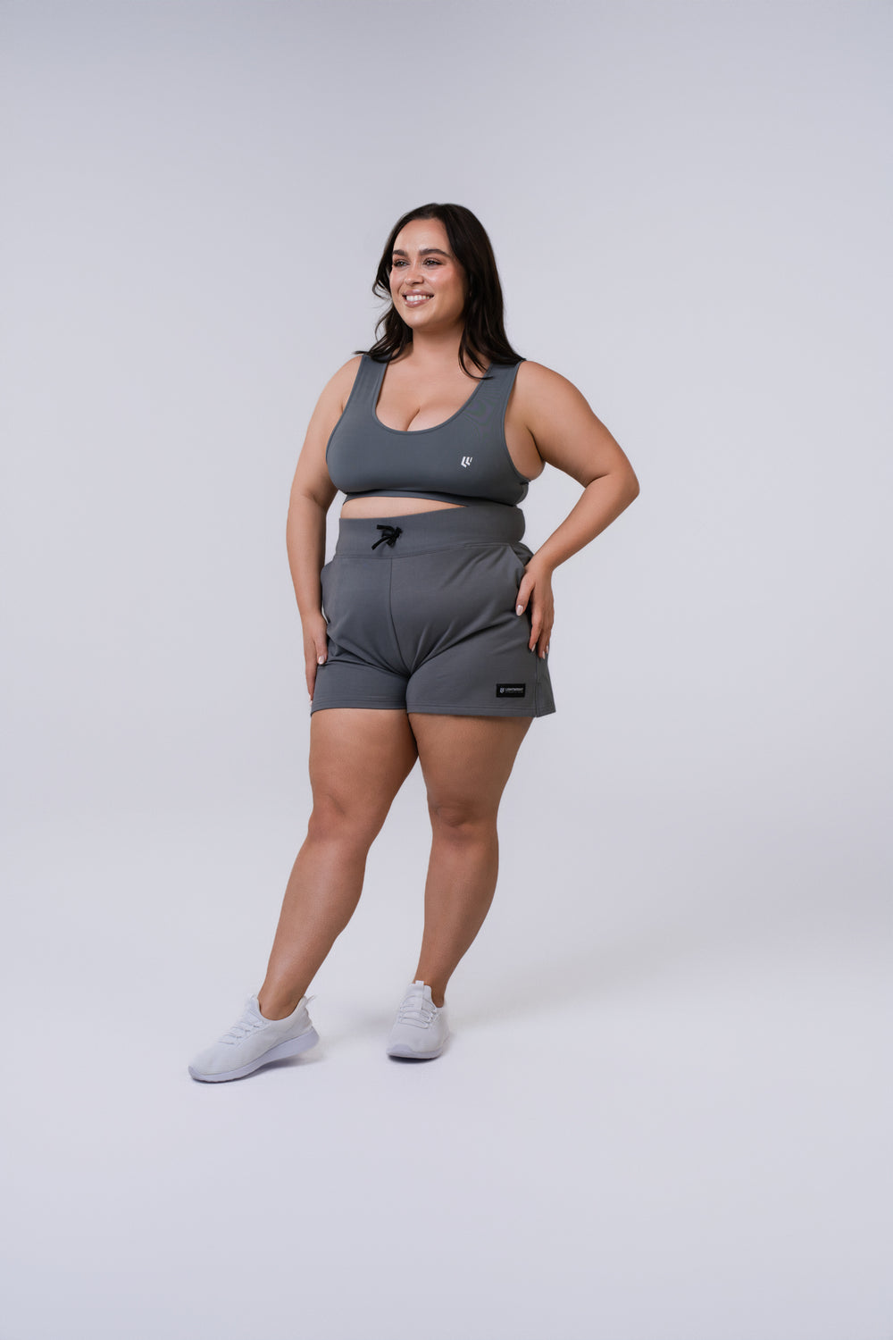 Women's Relaxed Fit Shorts 6.5 inches - Poppy Seed Grey