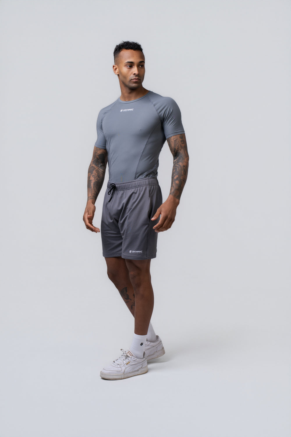 Short Formline Compression - Poppy Seed Grey
