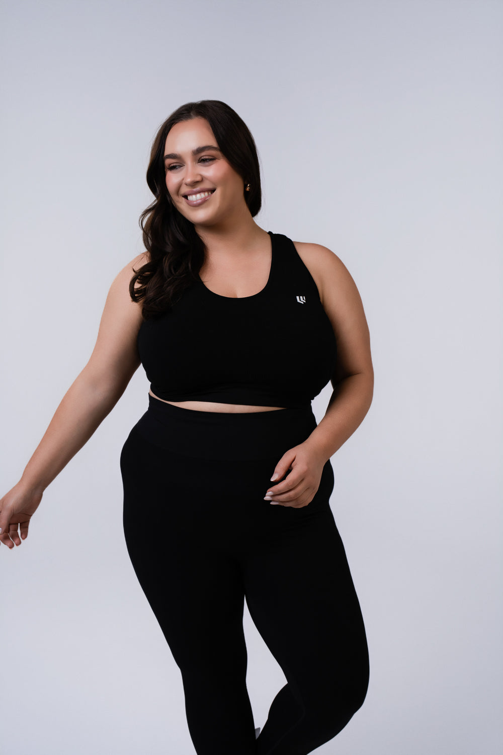 Women's Seamless Sports Bra - Black