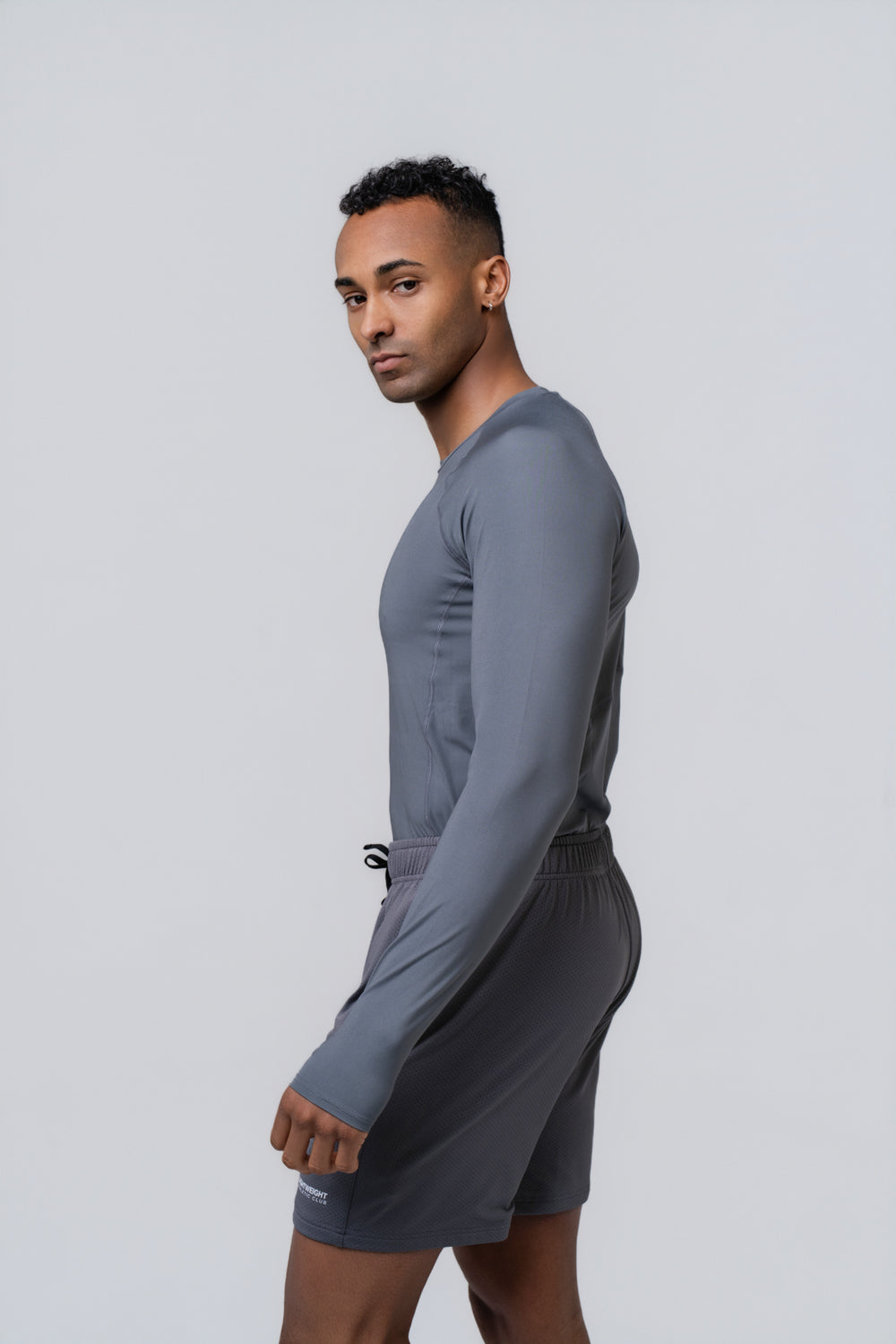 Long Formline Compression - Poppy Seed Grey