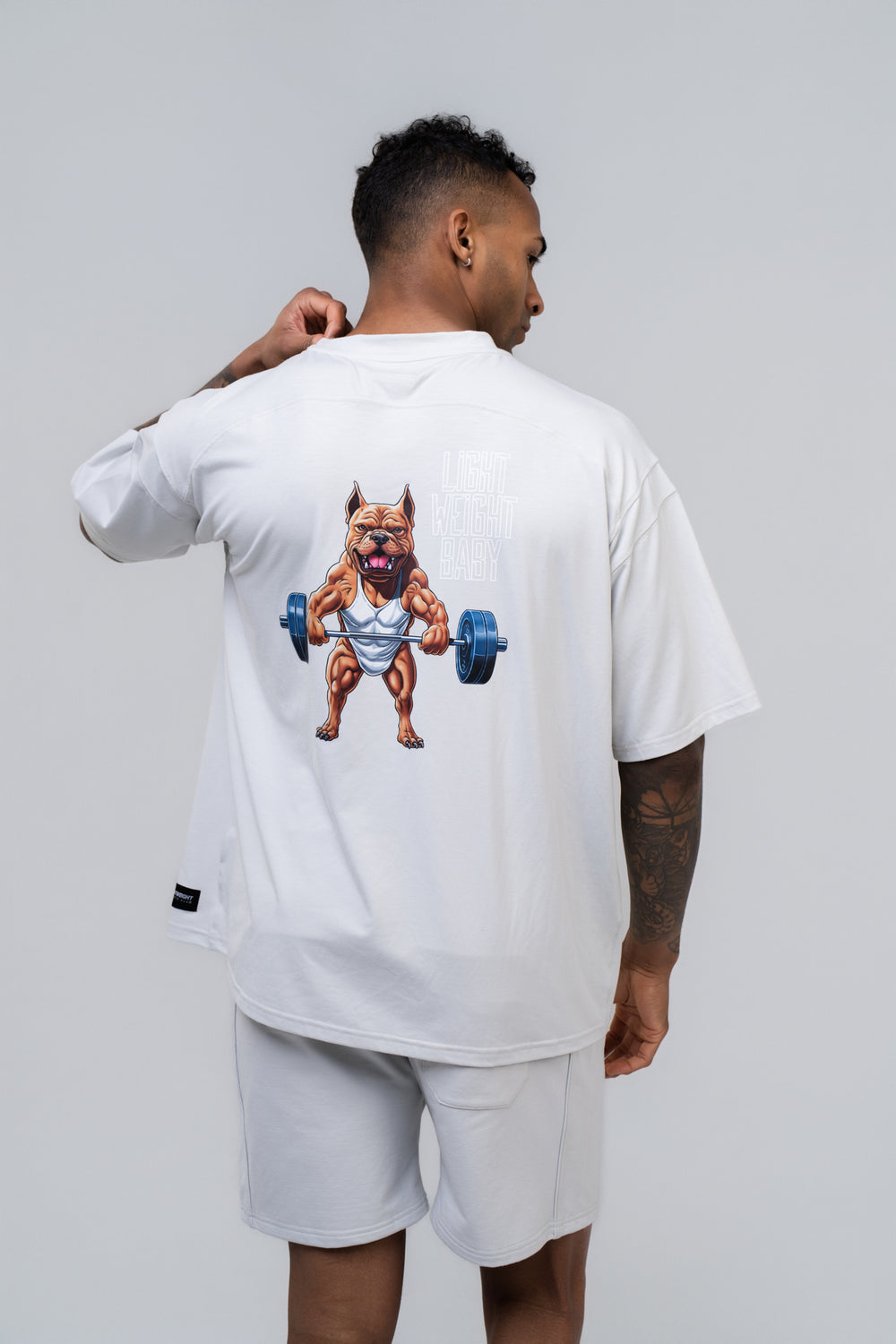 Lightweight Baby Tee - Glacier Grey