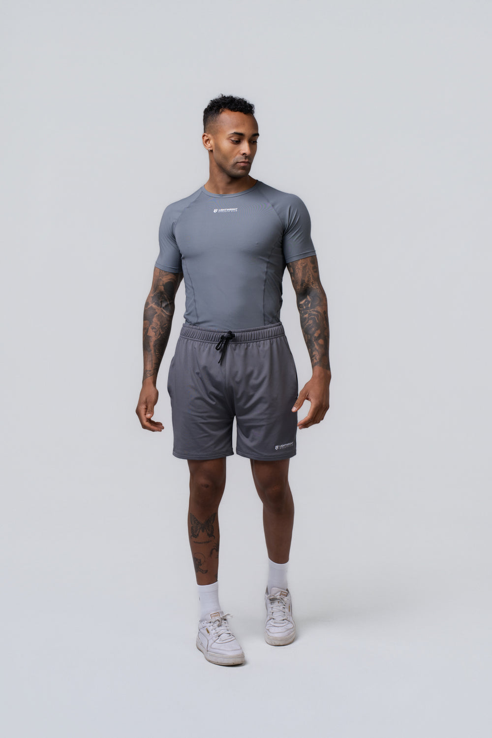 Short Formline Compression - Poppy Seed Grey
