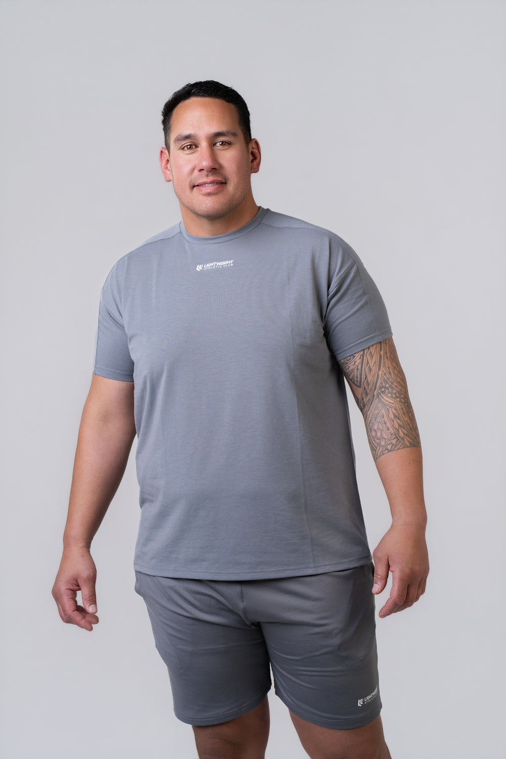 Men's Relaxed Tee - Poppy Seed Grey