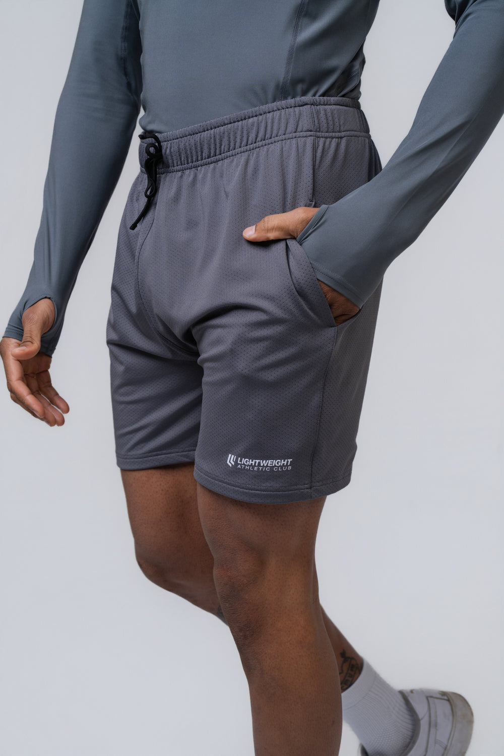 Kynetic Shorts - Poppy Seed Grey