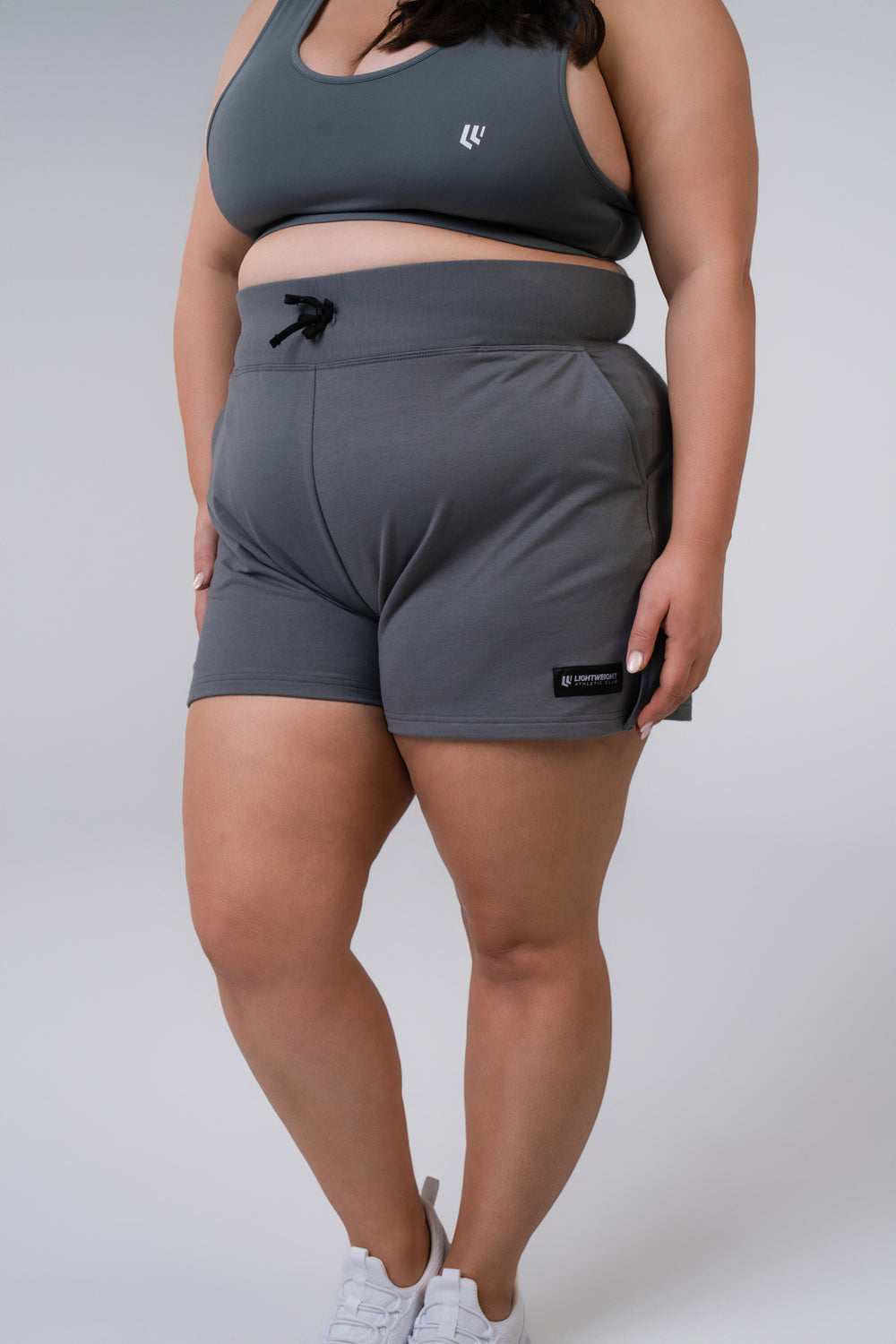 Women's Relaxed Fit Shorts 6.5 inches - Poppy Seed Grey
