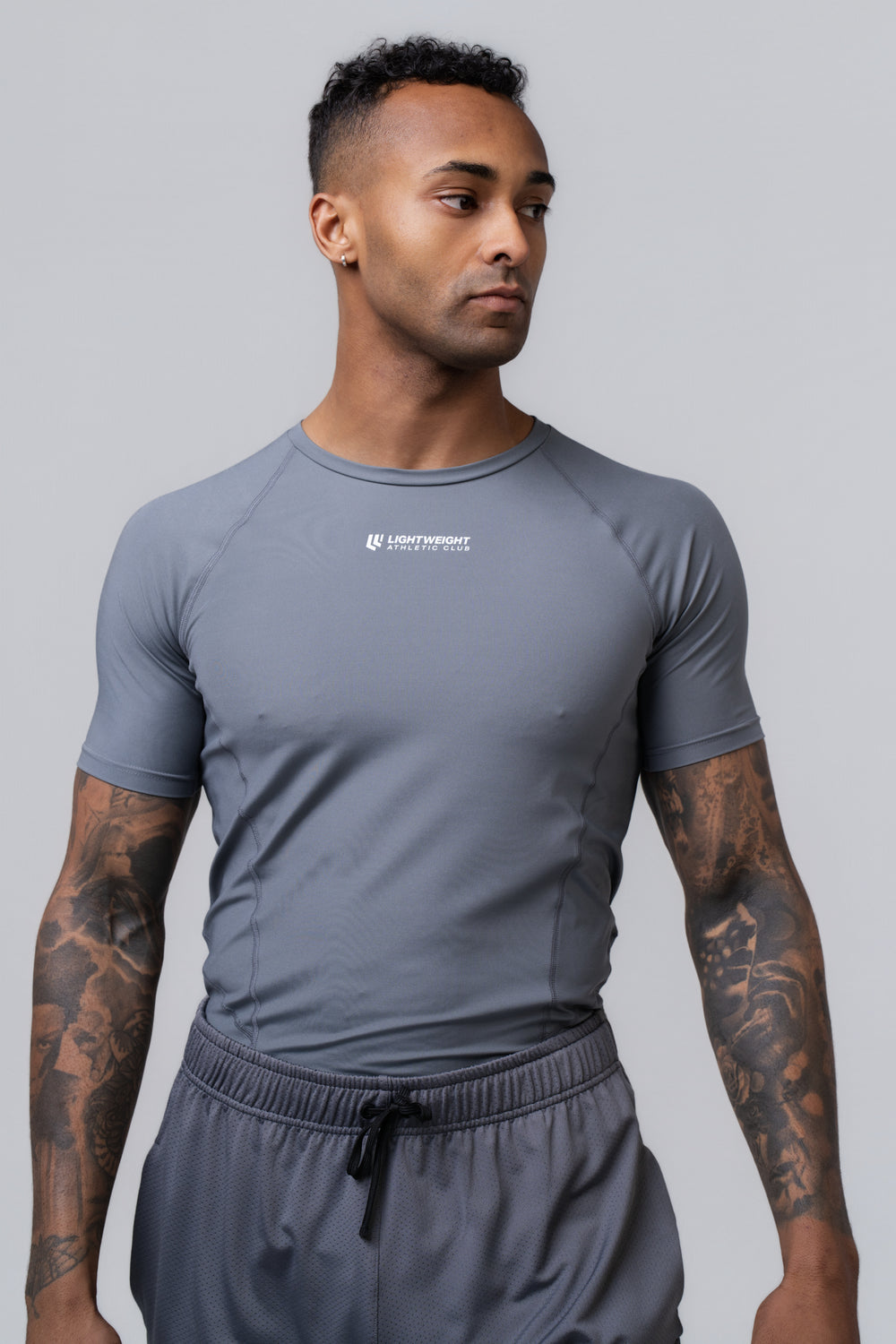 Short Formline Compression - Poppy Seed Grey
