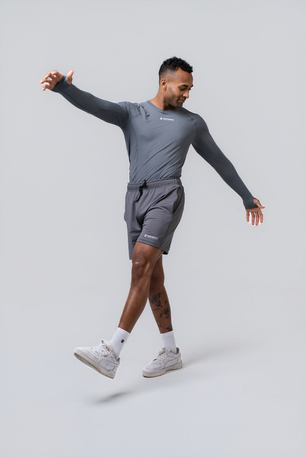 Kynetic Shorts - Poppy Seed Grey