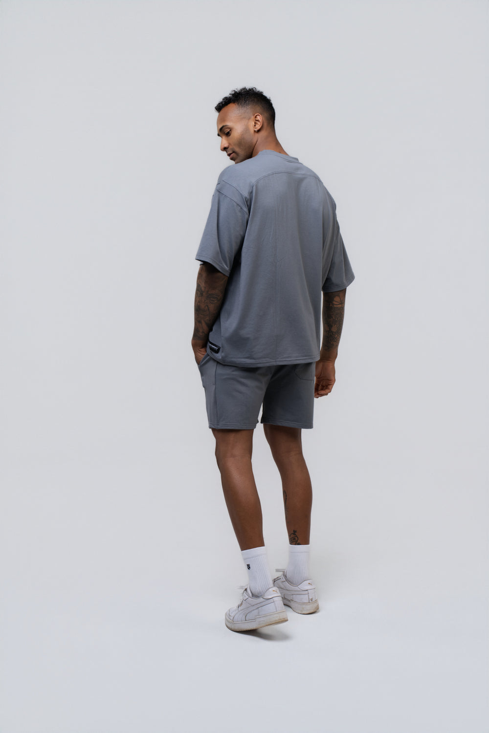 Oversized Tee - Poppy Seed Grey