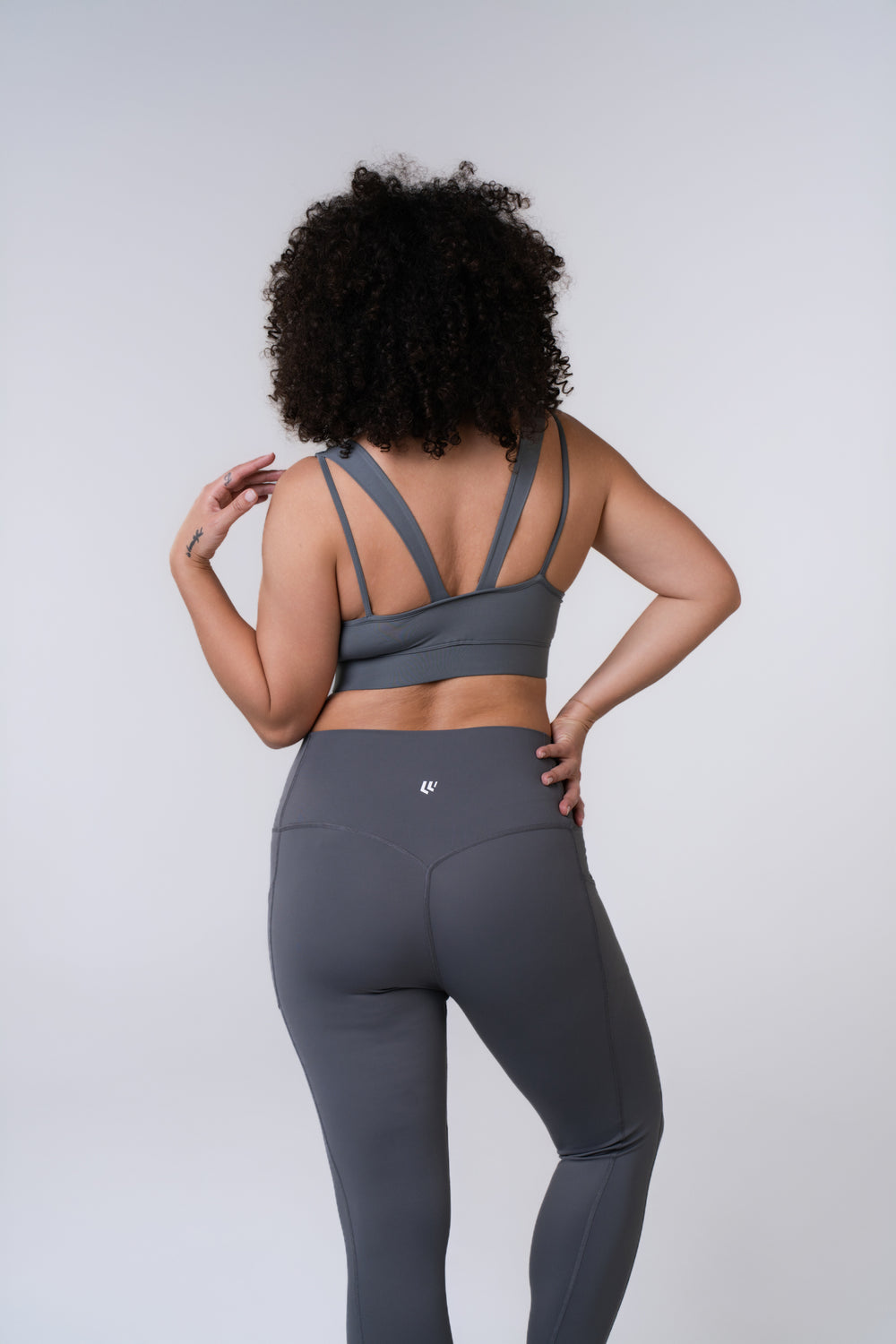Impact Bra - Poppy Seed Grey