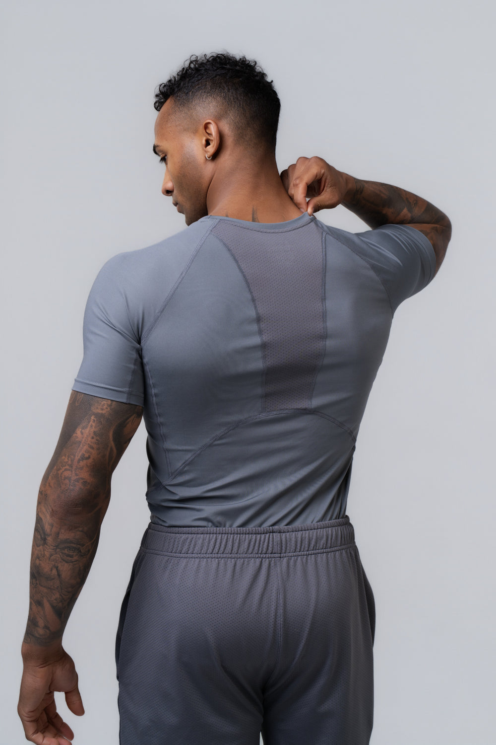 Short Formline Compression - Poppy Seed Grey