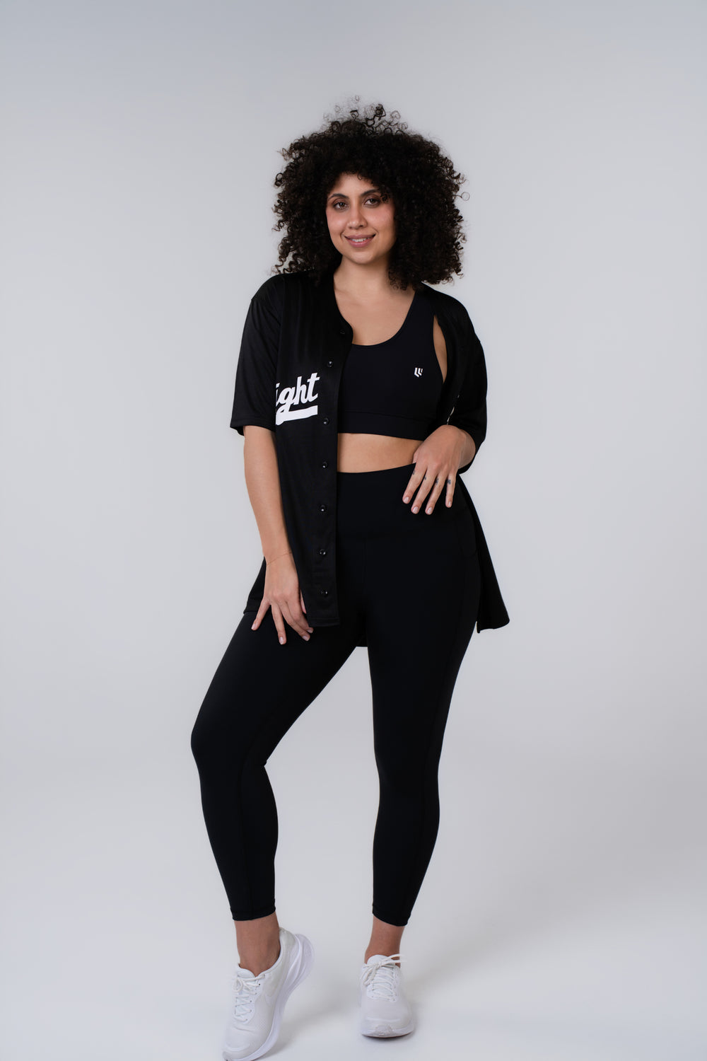 Lightweight Athletic Club Baseball Jersey, Season 2024 - Black
