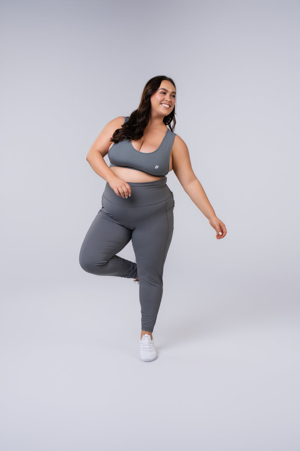 Impact Bra - Poppy Seed Grey