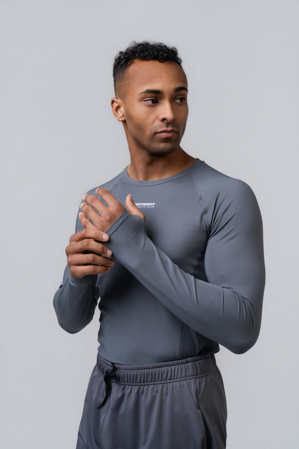 Long Formline Compression - Poppy Seed Grey