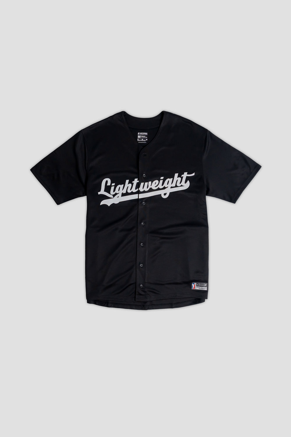Lightweight Athletic Club Baseball Jersey, Season 2024 - Black