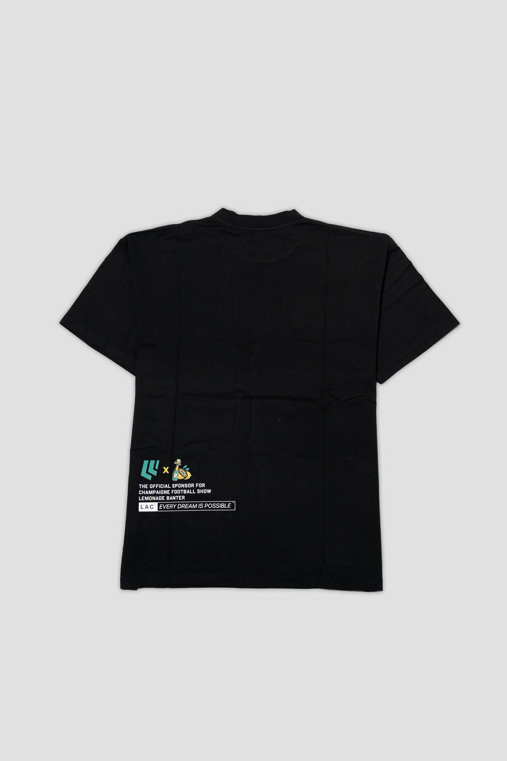 Champagne Football x LAC Tee - Black