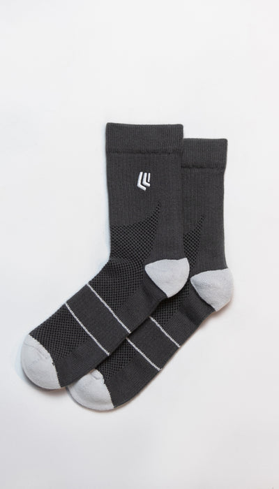 Crew Socks - Poppy Seed Grey 3 Pack