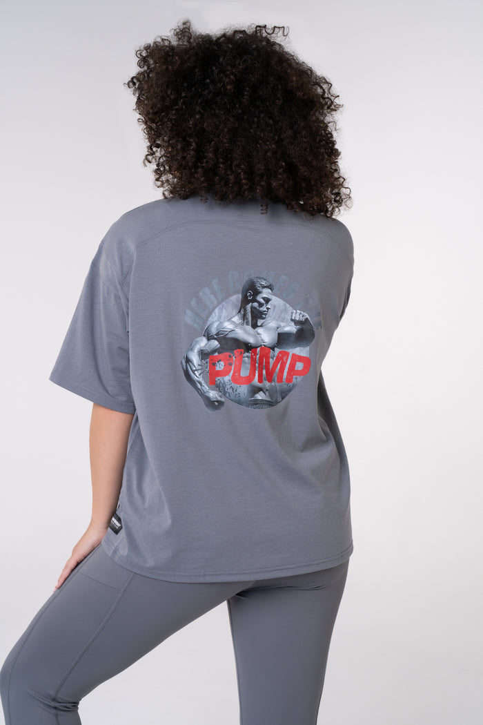 Pumped Tee - Poppy Seed Grey