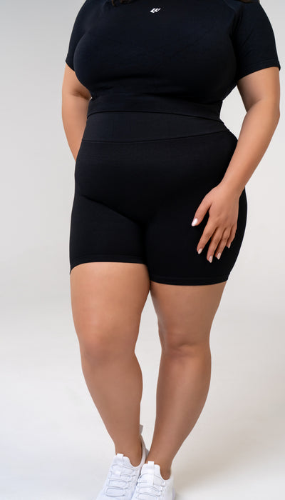 Women's Seamless Bike Shorts 4.5 inches - Glacier Grey