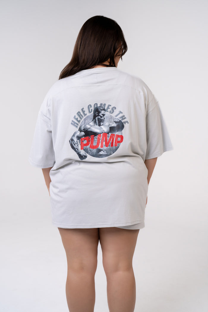 Pumped Tee - Glacier Grey