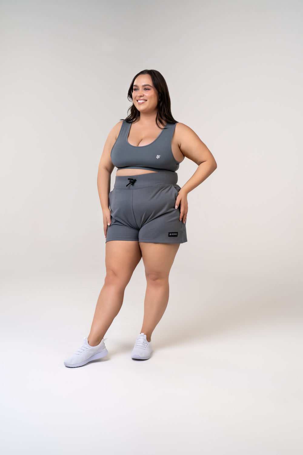 Women's Relaxed Fit Shorts, 6.5inch - Black