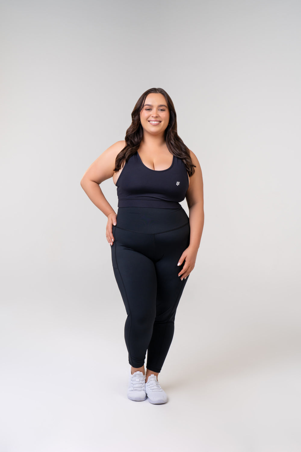 Women's Leggings 25 inches With Pocket - Black