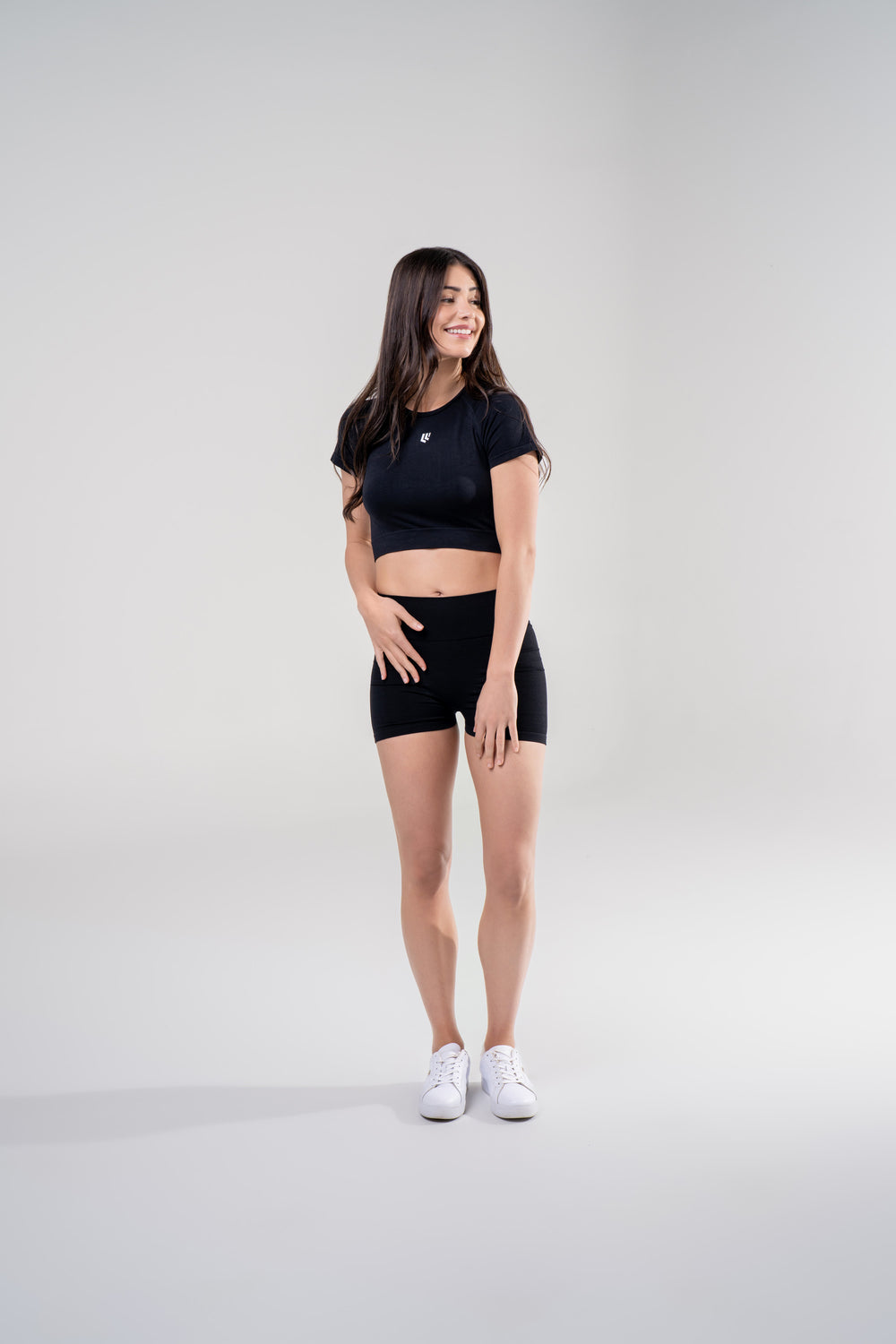 Women's Seamless Bike Shorts 4.5 inches - Glacier Grey