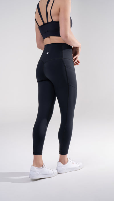 Women's Leggings 25 inches With Pocket - Black