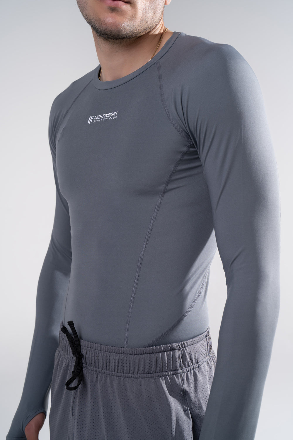 Men's Compression Long Sleeve Shirt - Black