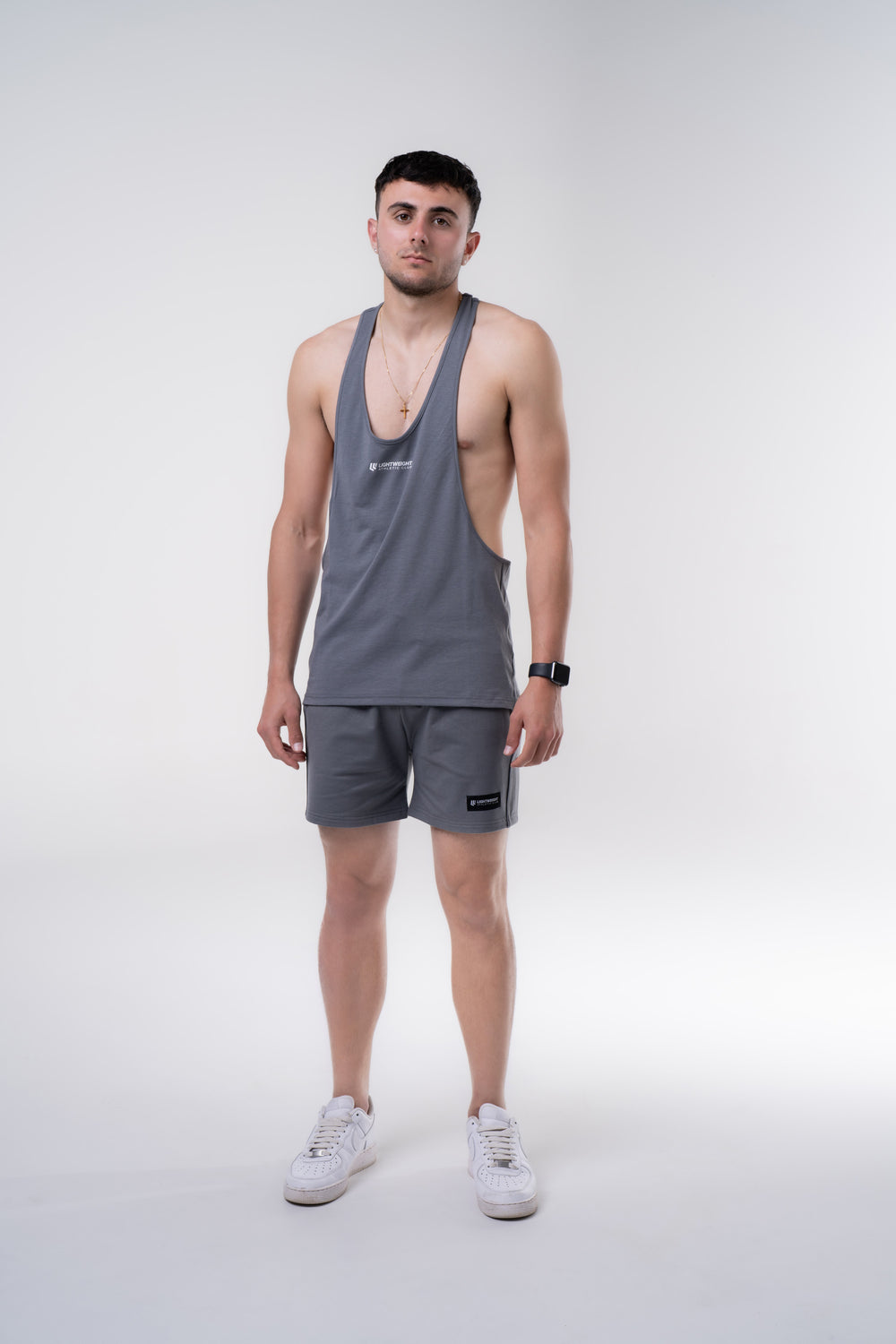 Men's Relaxed Shorts 8 inches - Black