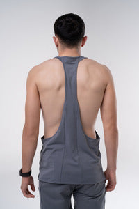 Men's Stringer Singlet - Black
