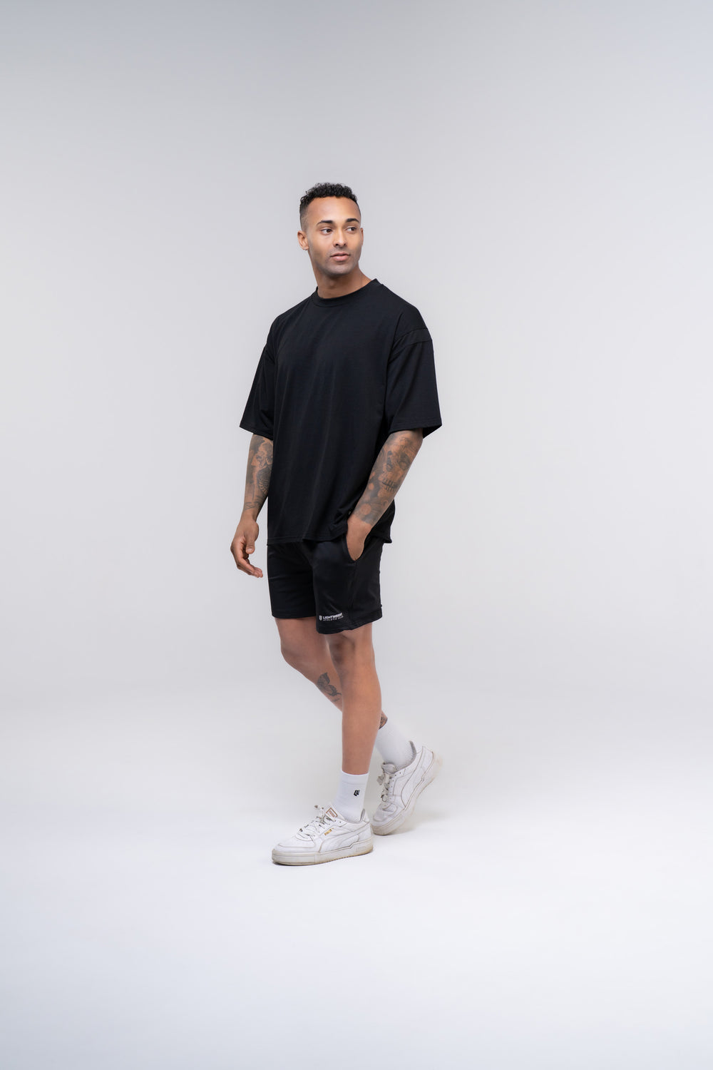 Men's Athletic Mesh Shorts 7 inches - Poppy Seed Grey