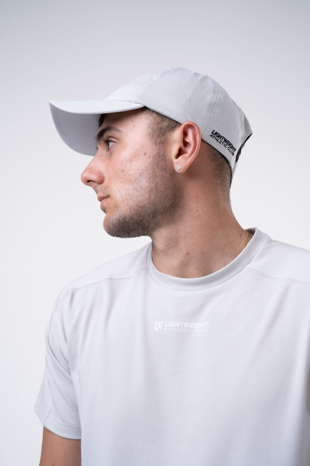 Cotton Chino Cap - Glacier grey