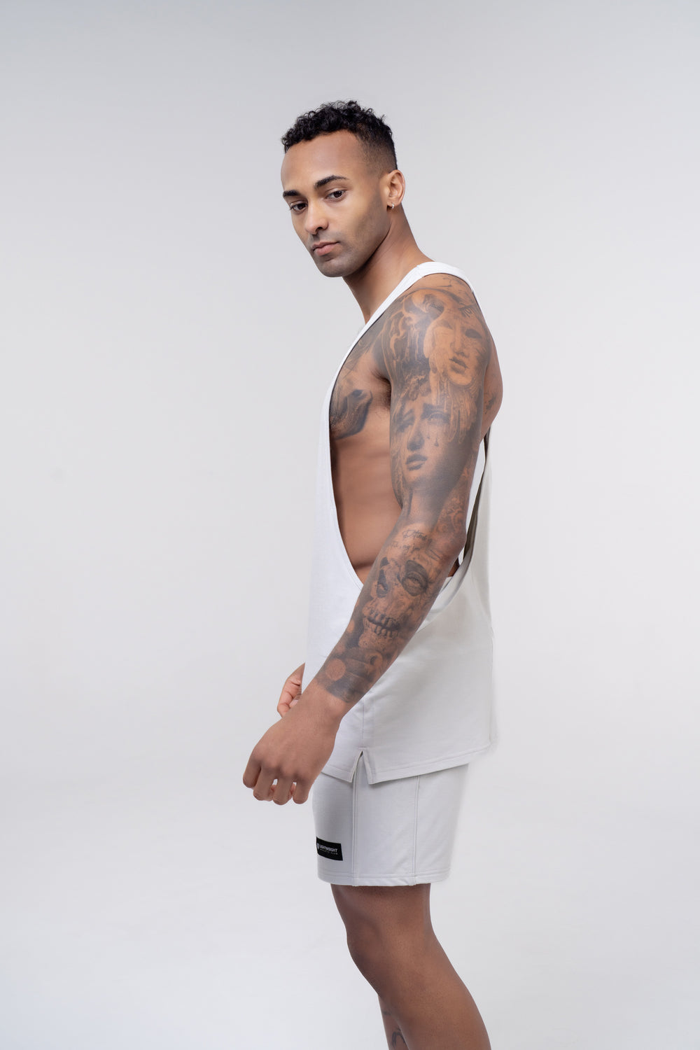 Men's Stringer Singlet - Black