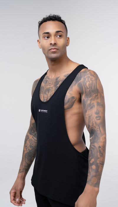 Men's Stringer Singlet - Black