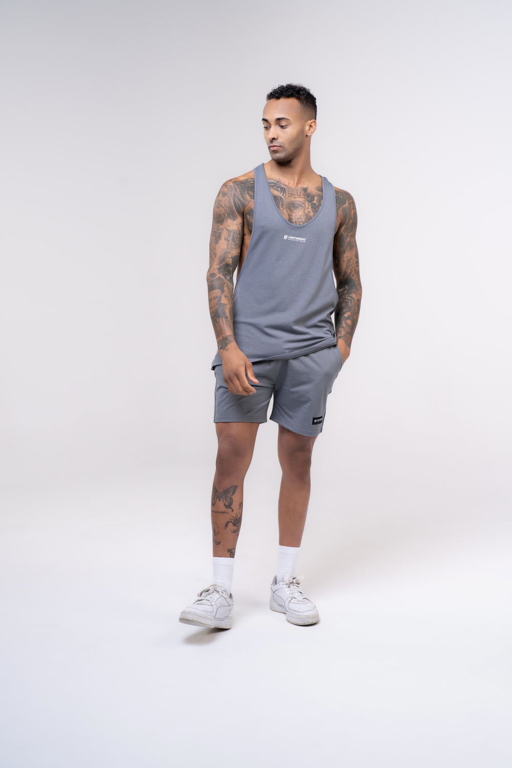 Men's Stringer Singlet - Black