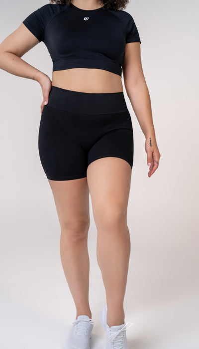Women's Seamless Bike Shorts 4.5 inches - Glacier Grey