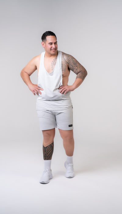 Men's Stringer Singlet - Black