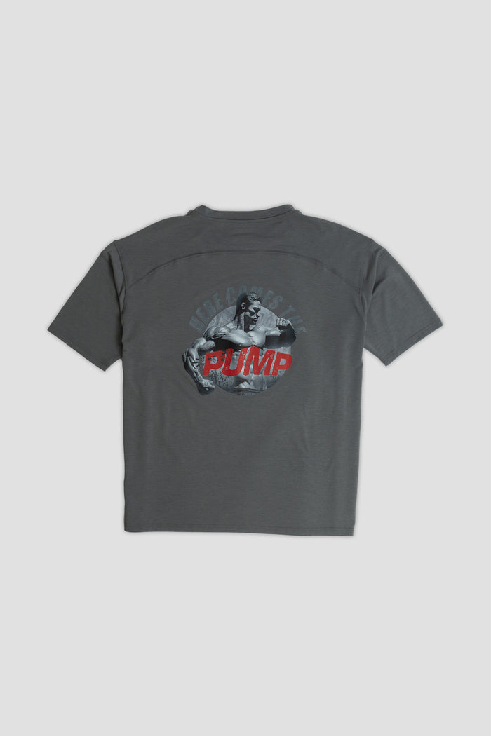 Pumped Tee - Poppy Seed Grey