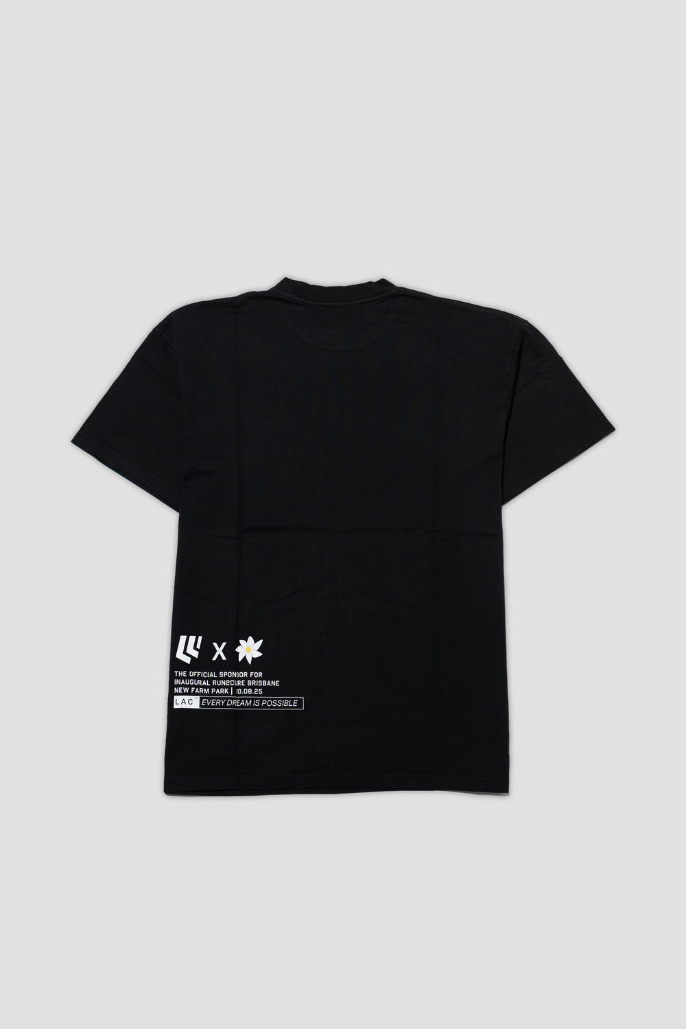 Run2Cure 'Brisbane' Oversize Tee - Black
